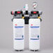 The 3M ICE260S water filtration system with two white filters.