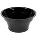 A black Cal-Mil step bowl.