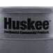 A close up of a Continental gray Huskee container.