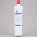A white 3M water filtration cartridge with black and red text.