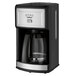 A STAY by Cuisinart stainless steel coffee maker with a glass pot.