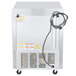 A white Beverage-Air compact undercounter freezer with a flat top and door locks.