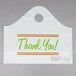 A white plastic LK Packaging take out bag with green "Thank You" text.