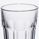 An Arcoroc Gotham beverage glass with a white background.