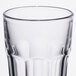 An Arcoroc clear beverage glass.