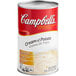 A Campbell's 50 oz. can of cream of potato soup.