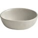 An American Metalcraft white melamine soup/salad bowl with a shadow pattern.
