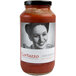A jar of Cortazzo Arrabbiata Sauce with a woman's face on it.