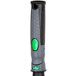 A close up of a black and green Unger Ninja T-Bar StripWasher handle with a green button.