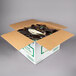 A cardboard box with a Fresh Gourmet Tri-Color Tortilla Strips package inside.