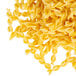 A pile of Costa Pasta medium egg noodles on a white background.