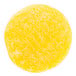 A yellow circle with white specks.