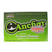 A green and white box of McCain Anchor Cream Cheese Breaded Stuffed Jalapeno Poppers with black and white text.
