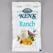 A white package of Ken's Foods Ranch Dressing packets.