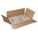 A white cardboard box filled with Sweet Baby Ray's Buffalo Wing Sauce dipping cups.