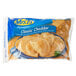 A package of Mrs. T's Classic Cheddar Potato Pierogies on a white background.