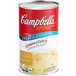 A 50 oz. can of Campbell's Cream of Celery Soup with a red and white label.