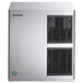 A stainless steel Hoshizaki air cooled rectangular ice machine with black vents.