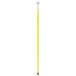 A long yellow and white pole with a white and yellow Lavex all-in-one dust mop attachment.