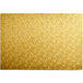 A white rectangular gold foil Enjay cake board with a pattern.