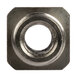 A close-up of a metal Square Head Blade Nut for an Avantco meat slicer.