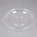 A clear plastic Fineline bowl with a clear plastic dome lid.