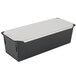 A black rectangular Matfer Bourgeat bread loaf pan with a silver lid.