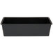A black rectangular Matfer Bourgeat bread loaf pan with a black lid.