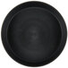 A black Matfer Bourgeat tart/cake pan with a circular rim.
