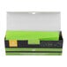 A white box with a green and black label for Matfer Bourgeat Heavy-Duty Green Pastry Bags.