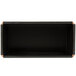 A black rectangular Matfer Bourgeat bread loaf pan with a white border.