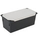 A black and white Matfer Bourgeat loaf pan with a lid.