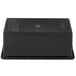 A black Matfer Bourgeat rectangular loaf pan with a black lid with a round logo on top.