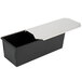 A black and silver rectangular Matfer Bourgeat bread loaf pan with a lid.