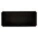 A black rectangular Matfer Bourgeat bread loaf pan with a black border.