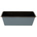 A black and grey rectangular Matfer Bourgeat bread loaf pan.