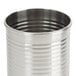 An American Metalcraft stainless steel soup can with a lid.