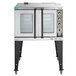 A Bakers Pride Cyclone Series commercial convection oven with a door.