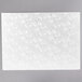 A white rectangular Enjay cake board with a floral pattern.