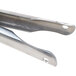 A pair of American Metalcraft steel pizza pan grippers with metal tongs.