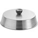 An American Metalcraft aluminum basting cover on a silver pan.