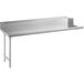 A stainless steel Regency dishtable with a left drainboard.