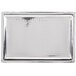 An American Metalcraft rectangular stainless steel tray with a hammered texture.