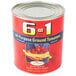 A can of Escalon 6 In 1 All Purpose Ground Tomatoes with a label.
