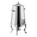 A Choice stainless steel coffee chafer urn with a lid.