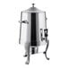 A Choice stainless steel coffee chafer urn with a lid.