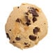 A David's Cookies preformed cookie dough with chocolate chips.
