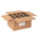 A white cardboard box filled with black bottles of Cortazzo Awesome In a Jar Original BBQ Sauce.