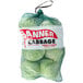A white bag of White Cabbage with a banner that says "White Cabbage" and "50 lb"