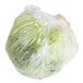 A plastic bag of Cello lettuce.